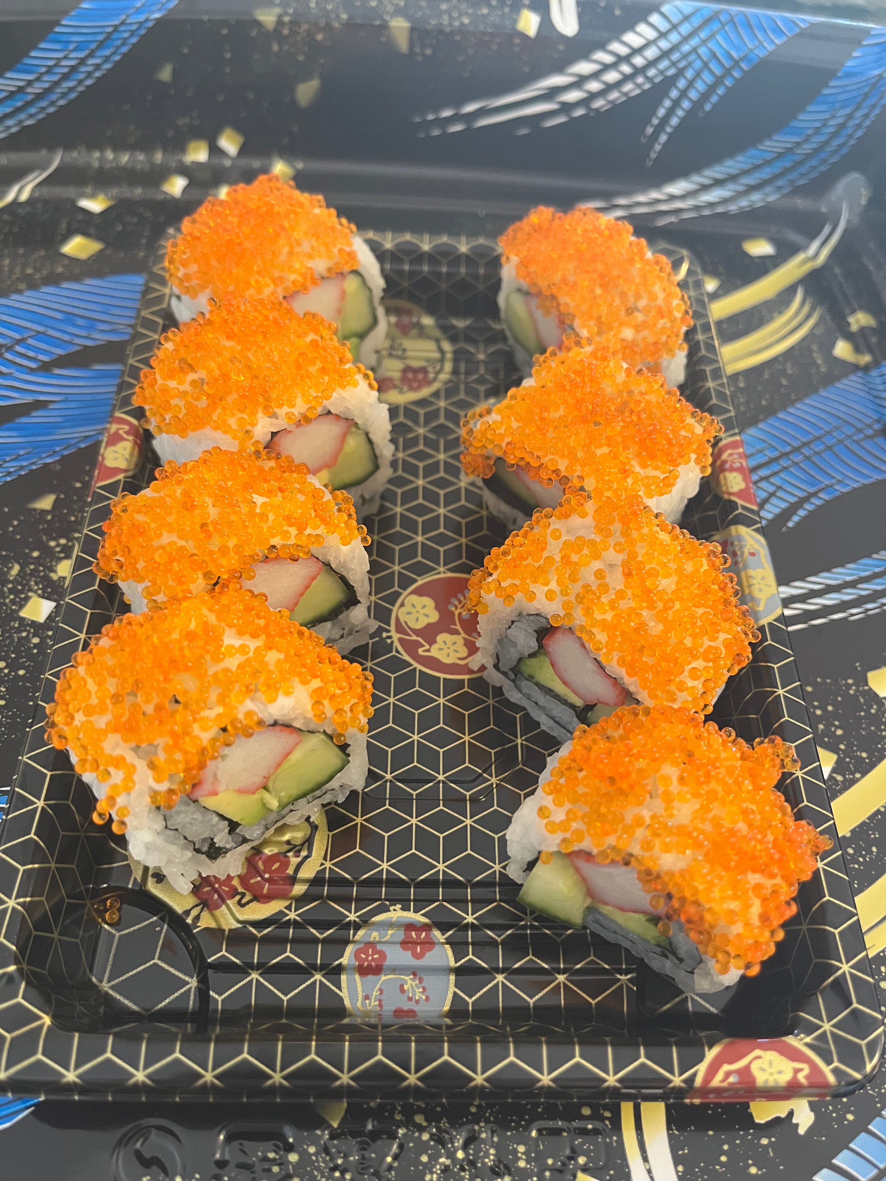 California Roll Uramaki Pack 8pc Copper Coast Chef