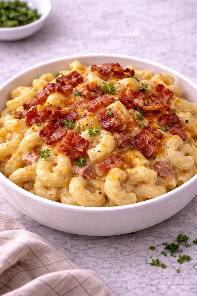 Classic Mac & Cheese with Bacon