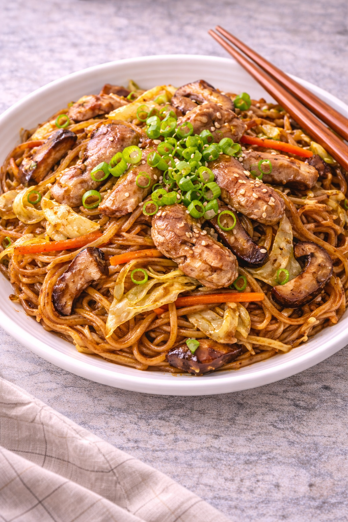 Pork Yakisoba Noodles