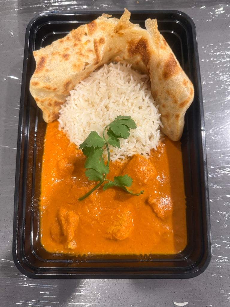 Chicken Tikka Masala with Basmati Rice and House-Made Roti