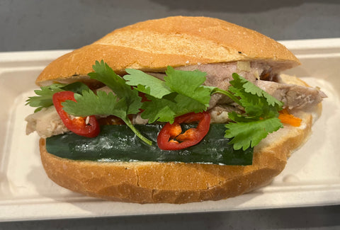 Mini Lemongrass Chicken Bánh Mì Roll