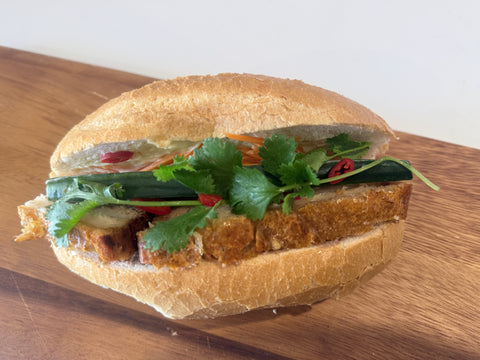 Mini Crispy Pork Belly Bánh Mì Roll