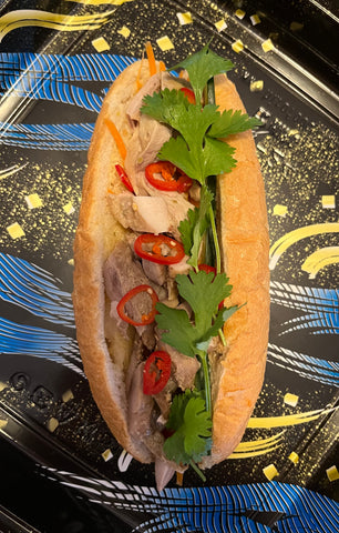 Lemongrass Chicken Bánh Mì Roll